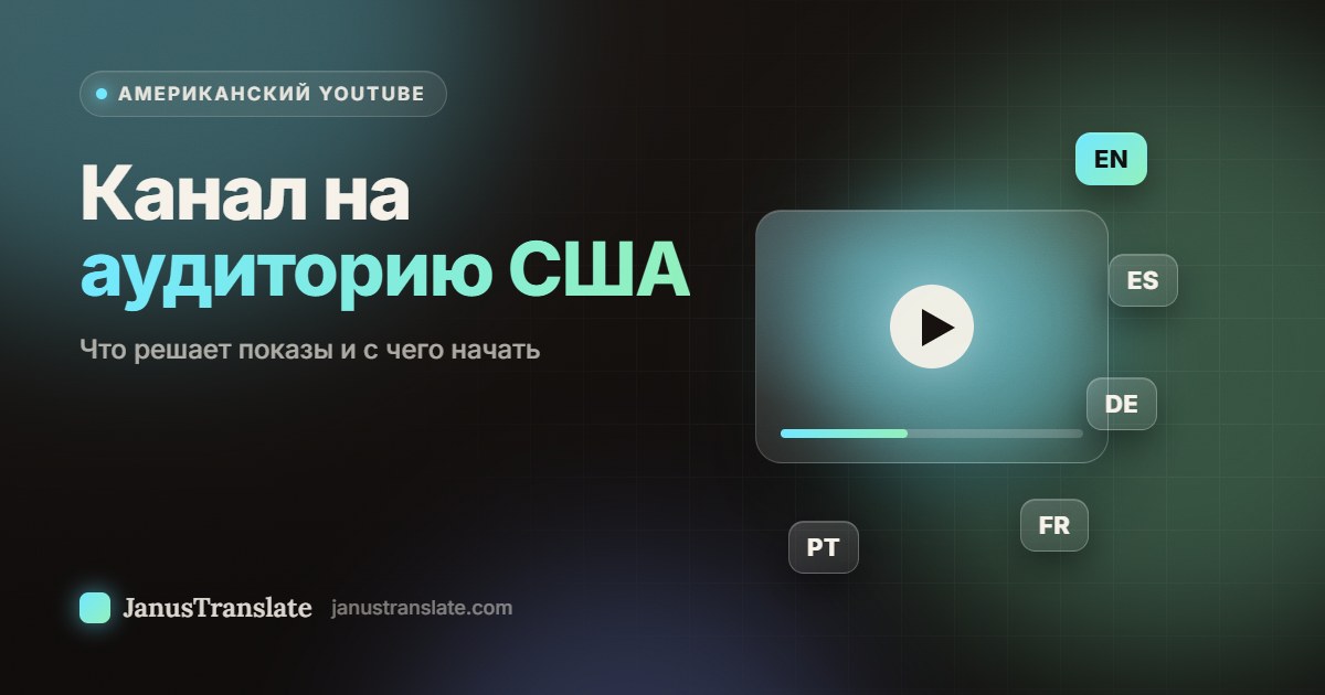 Американский YouTube: как создать канал на аудиторию США