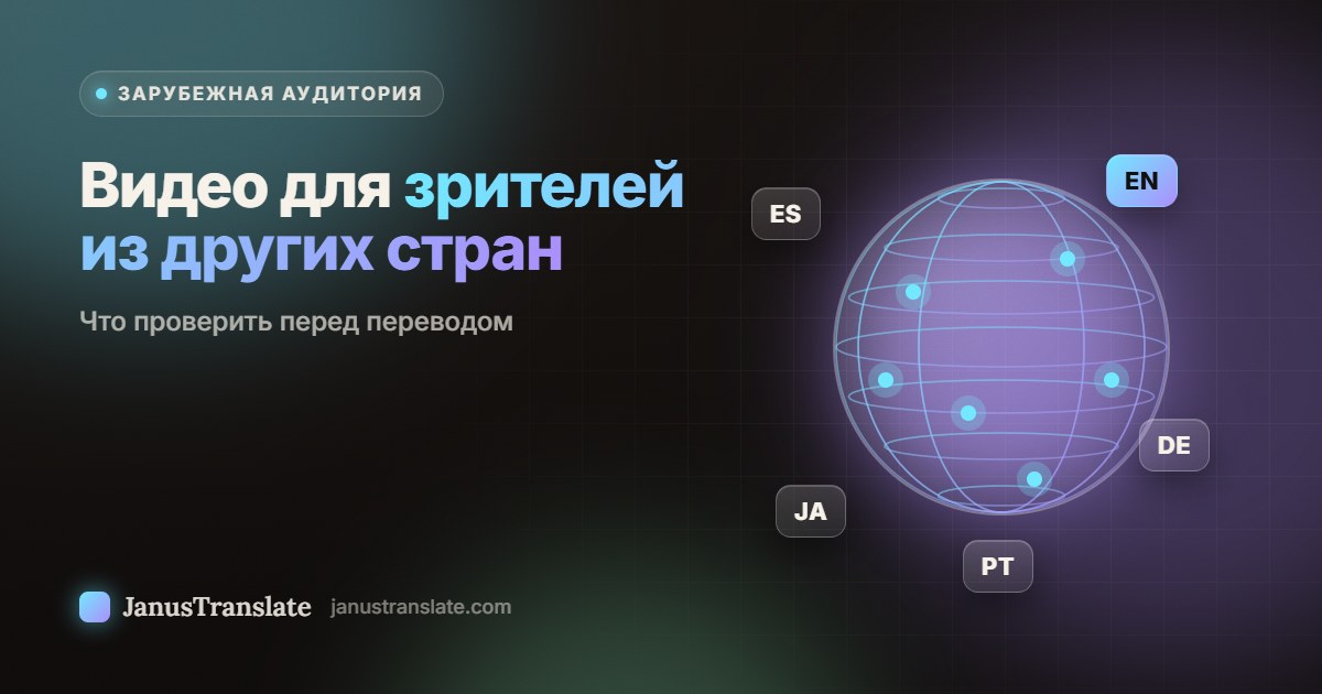 Видео для зрителей из других стран: что проверить перед переводом