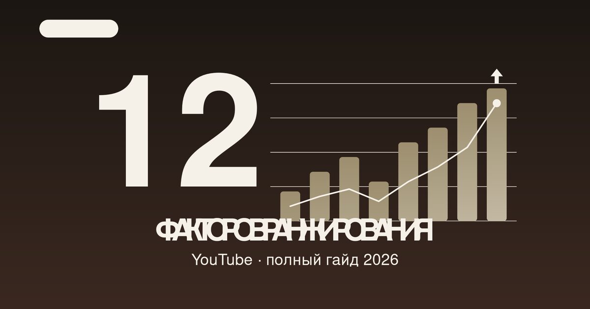 YouTube SEO 2026 – 12 ranking factors