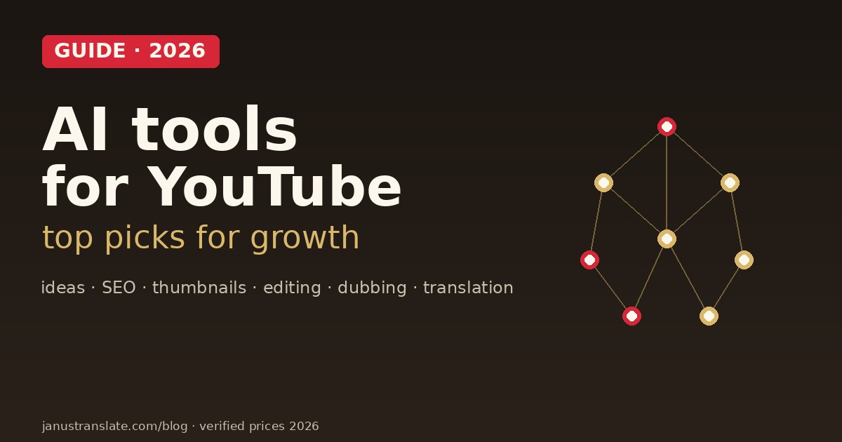 AI Tools for YouTube in 2026: Top Picks for Channel Growth